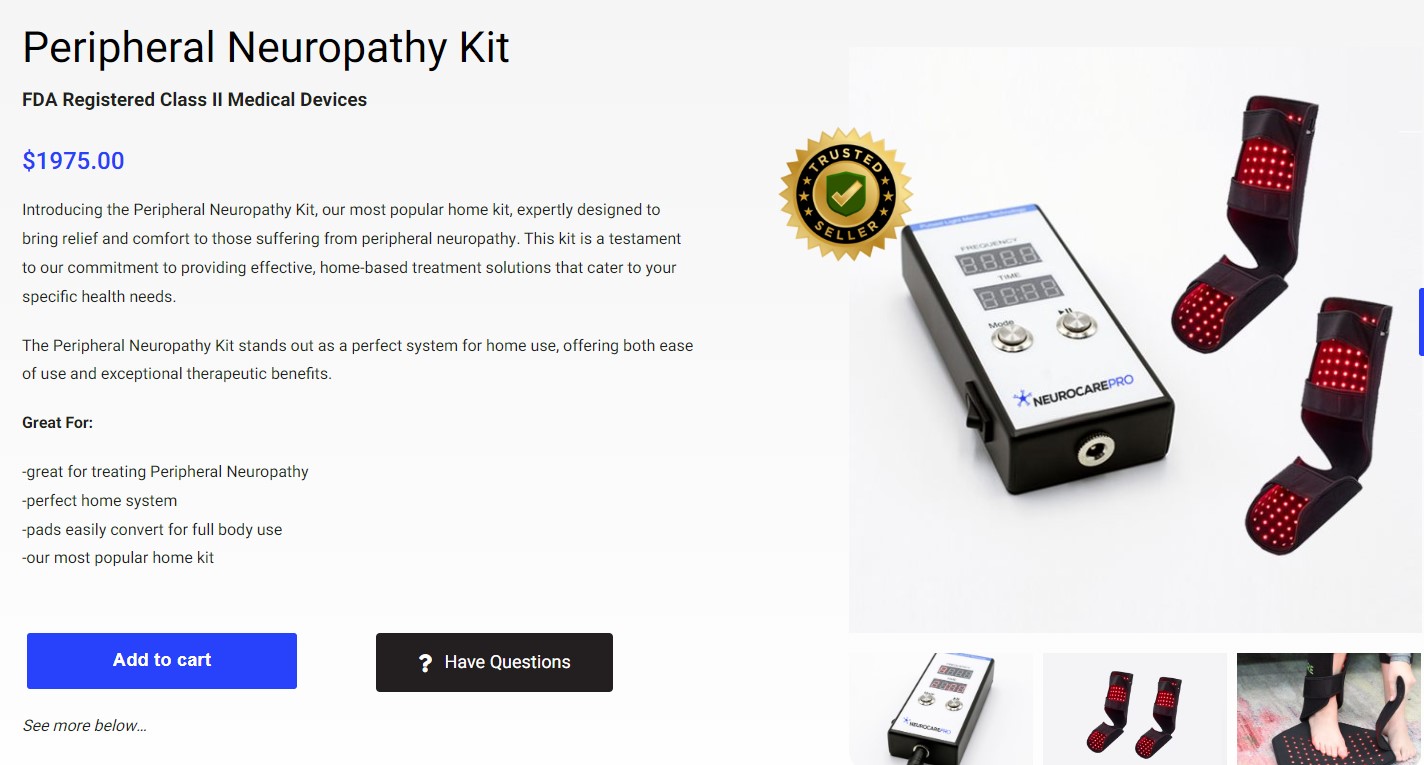 Neuropathy in Legs and Feet Kit