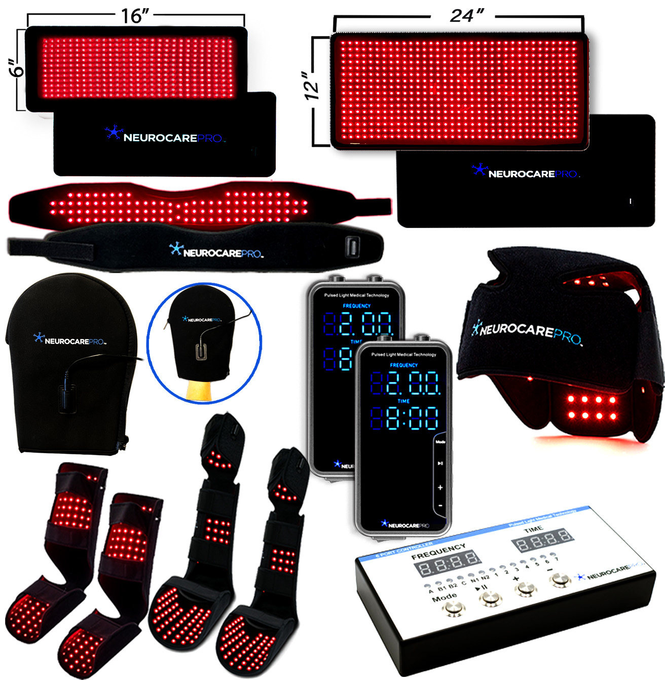 PN_Neuro_3G2P_1312x1345_672RX_1120RX Peripheral Neuropathy Complete Care System - NeurocarePro LLC - FDA Registered Class II Medical Device