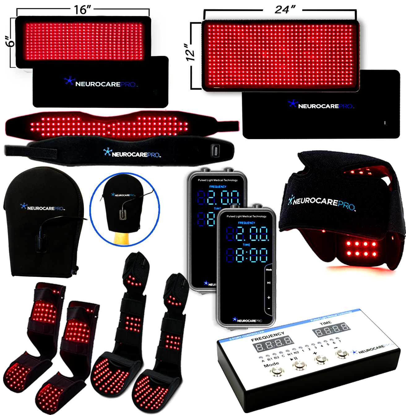 PN_Neuro_3G2P_1312x1345_672RX_1120RX Peripheral Neuropathy Complete Care System - NeurocarePro LLC - FDA Registered Class II Medical Device