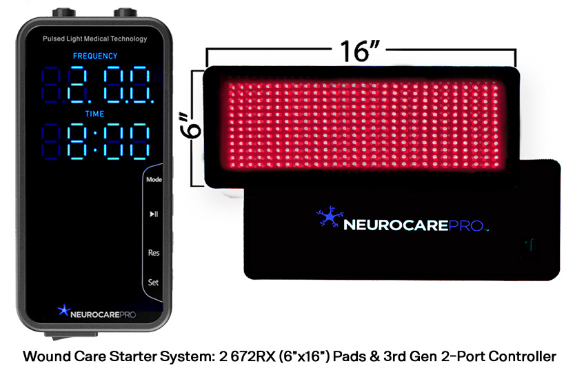 WC_Starter_3G2P_672RX-834×534 NCP-Md: Accelerated Wound Recovery System by NeurocarePro LLC - FDA Registered Class II Medical Device - PLMT™